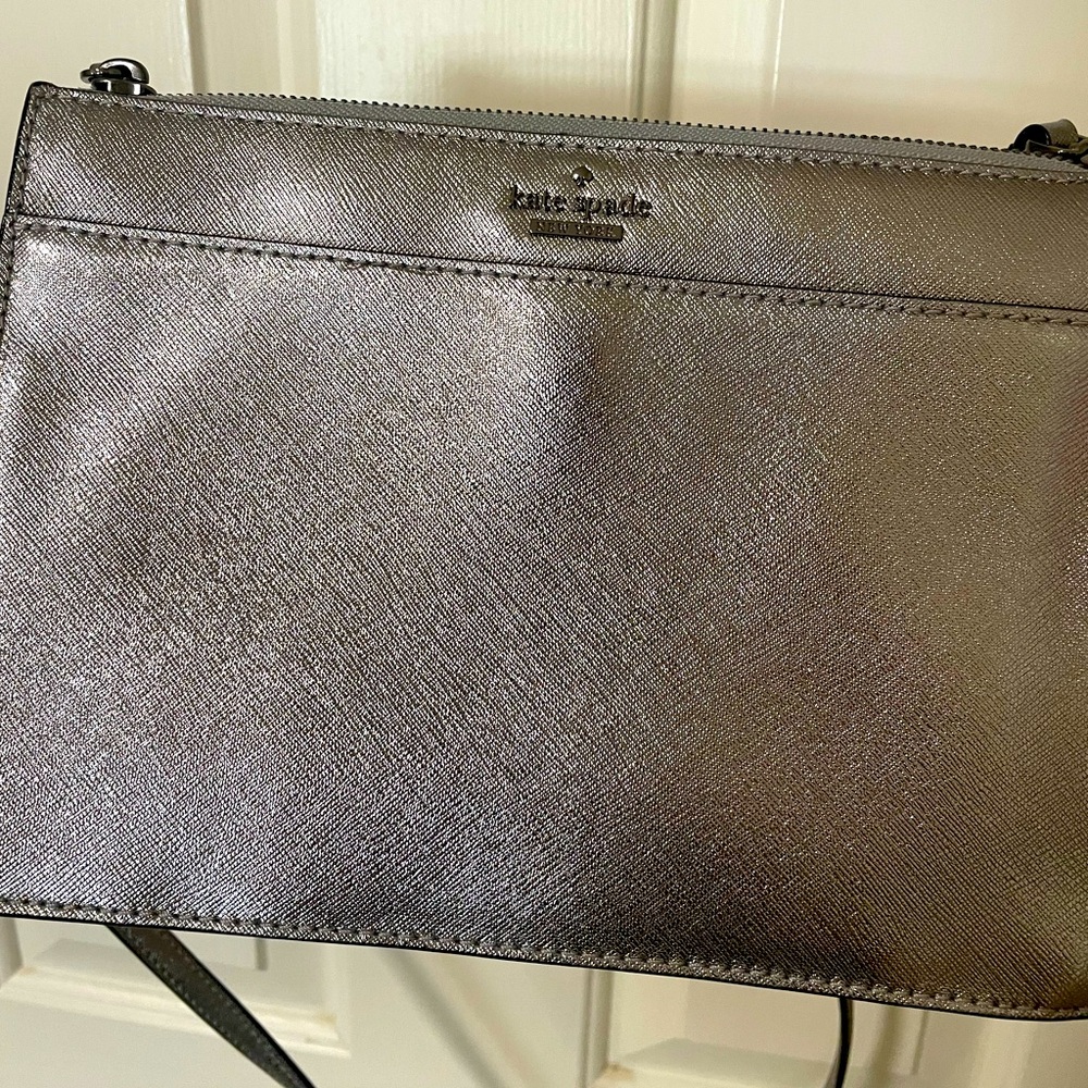 Kate Spade silver evening bag